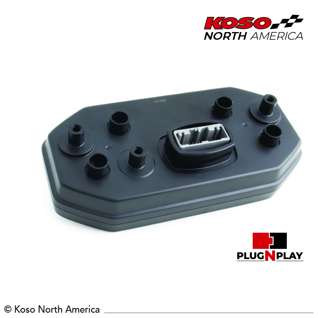 RX-4 TFT Multifunction Gauge & Bracket - Plug & Play w/ Bluetooth - For Yamaha XSR700 - Click Image to Close