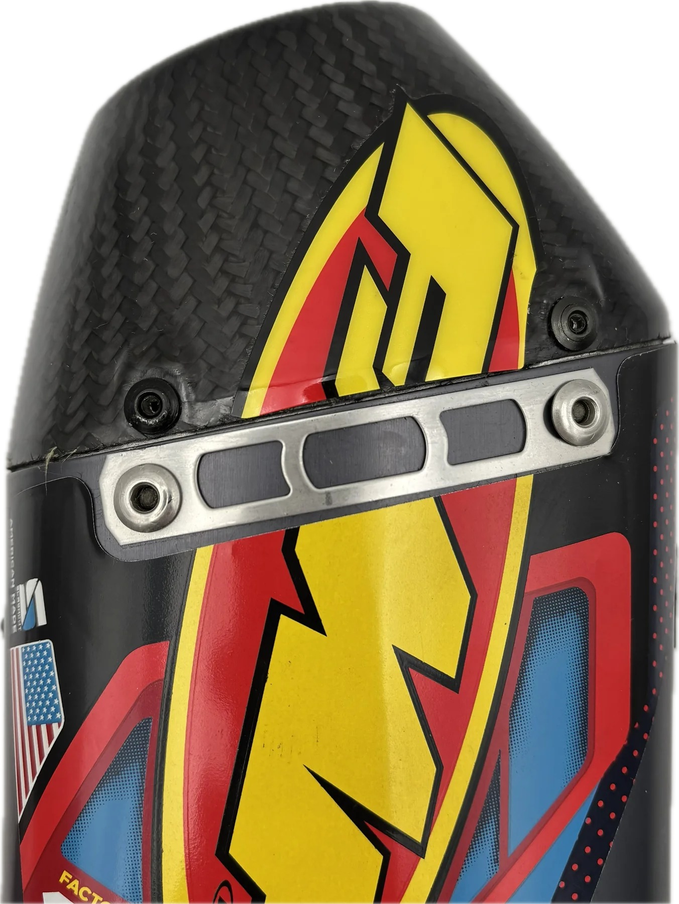 FMF Factory 4.1 Carbon End Cap New Style - New style carbon end cap for FMF Factory 4.1 - Click Image to Close