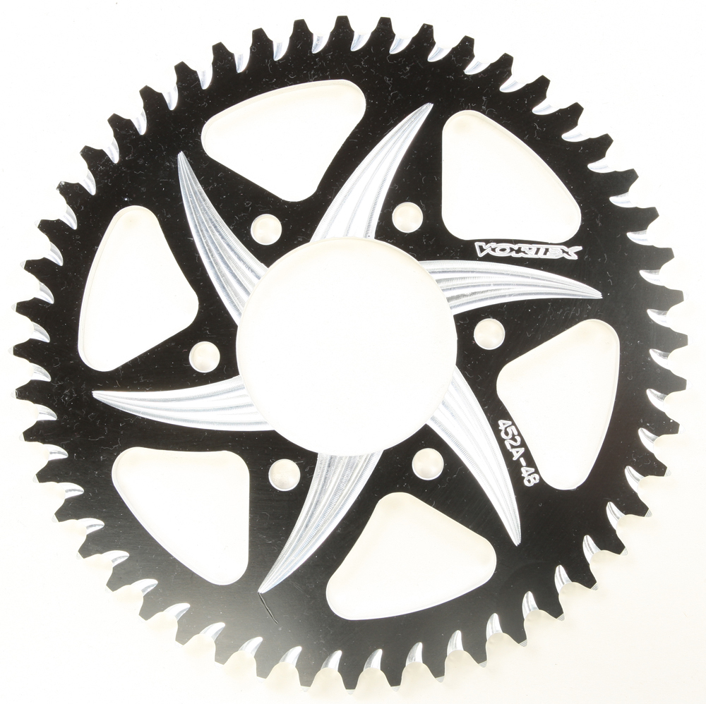 Vortex Racing 520 Aluminum Rear Sprocket 48T Black For Kawasaki/CF Moto - Click Image to Close