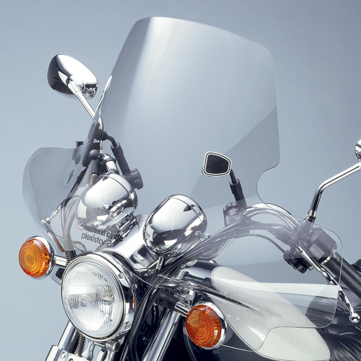 Plexistar 2 Windshield Fairing Clear 7/8" - Click Image to Close