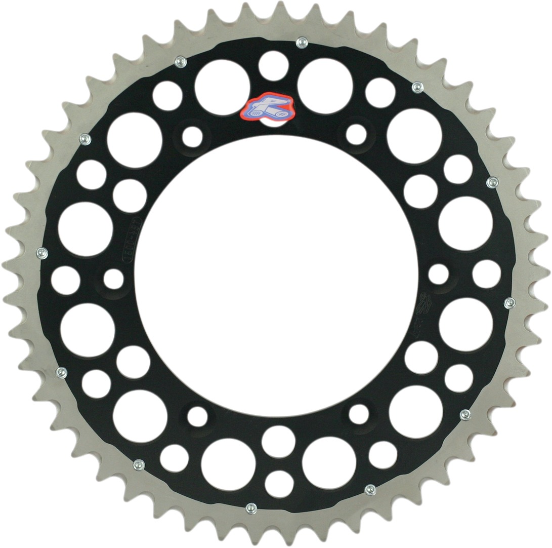 Aluminum Rear Sprocket Twinring 51T - Black - For KX KDX KLX RMZ - Click Image to Close