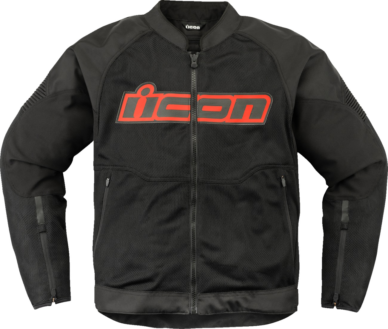ICON Overlord3 Mesh Jacket Men's S Black/Dark Gray - Mesh riding jacket for hot weather - Click Image to Close