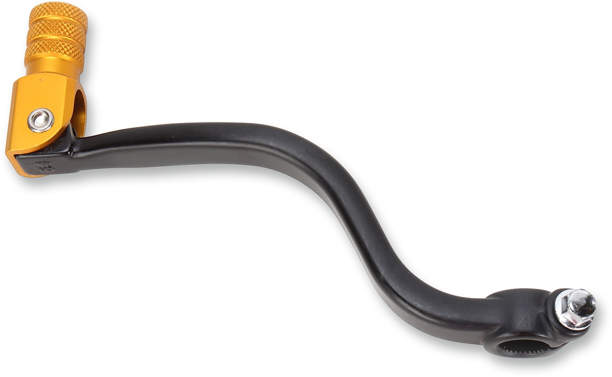Anodized Forged Folding Shift Lever Black/Gold - For RM80 RM85/L - Click Image to Close