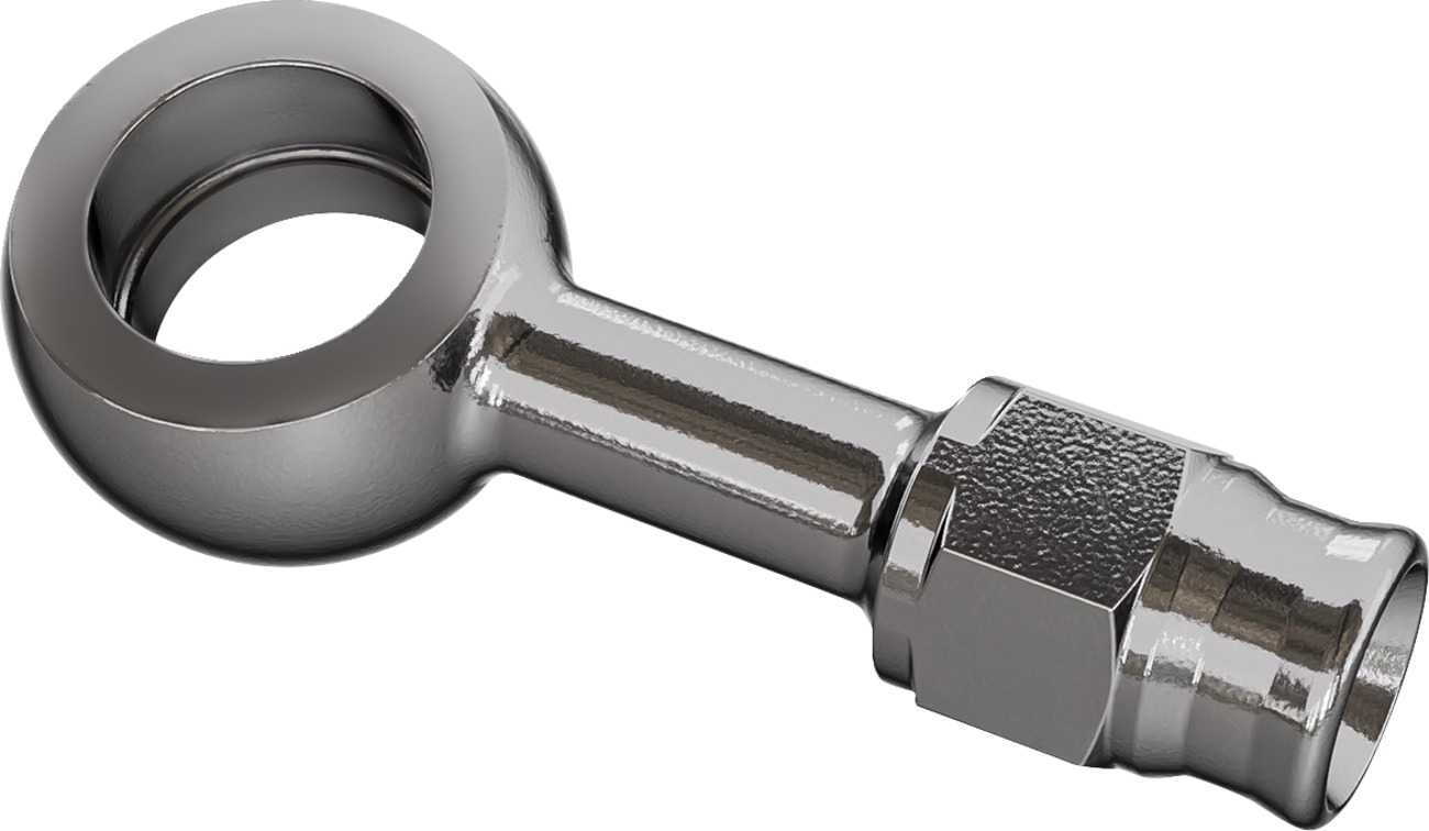 Goodridge Straight Banjo Adapter M12 Stainless Steel Silver - Fitting for Goodridge universal brake lines - Click Image to Close