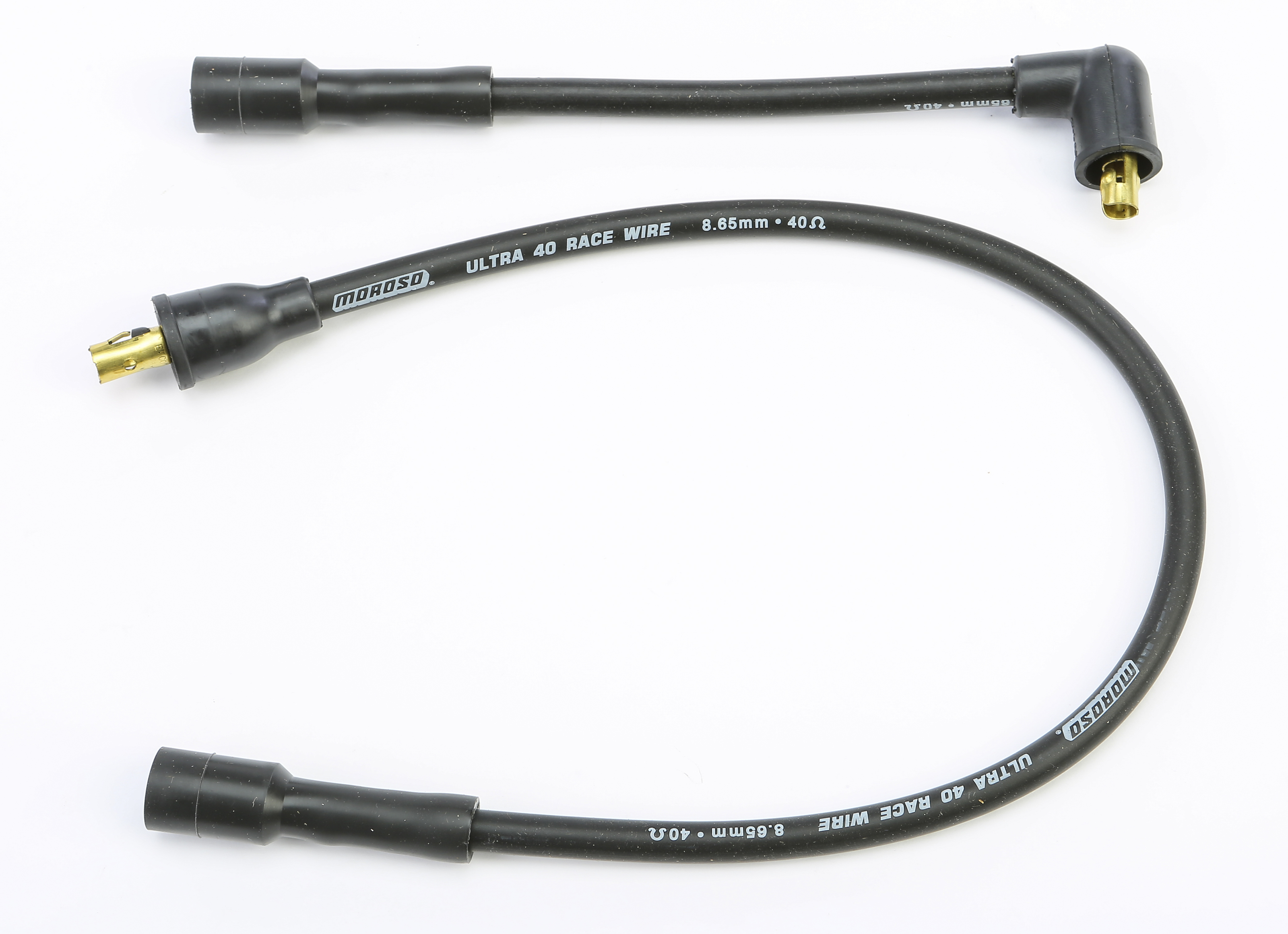 Moroso Ultra 40 Spark Plug Wire Set Black For 86-03 Harley XL Except 1200S - Click Image to Close