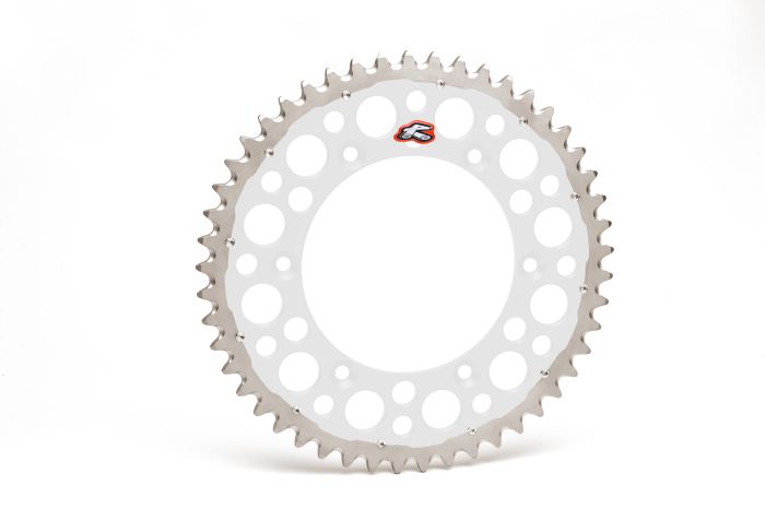 91-22 Suzuki RM 125/250/ RMX250 RM-Z 250/450 Rear Twinring - Silver 520-50 Teeth - Click Image to Close