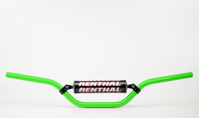 Renthal 7/8" Mini Handlebars Green RC Mini/85cc - Click Image to Close