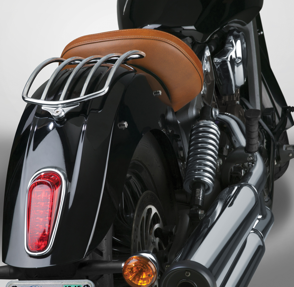 Paladin Solo Fender Rack Chrome - For 15-18 Indian Scout - Click Image to Close