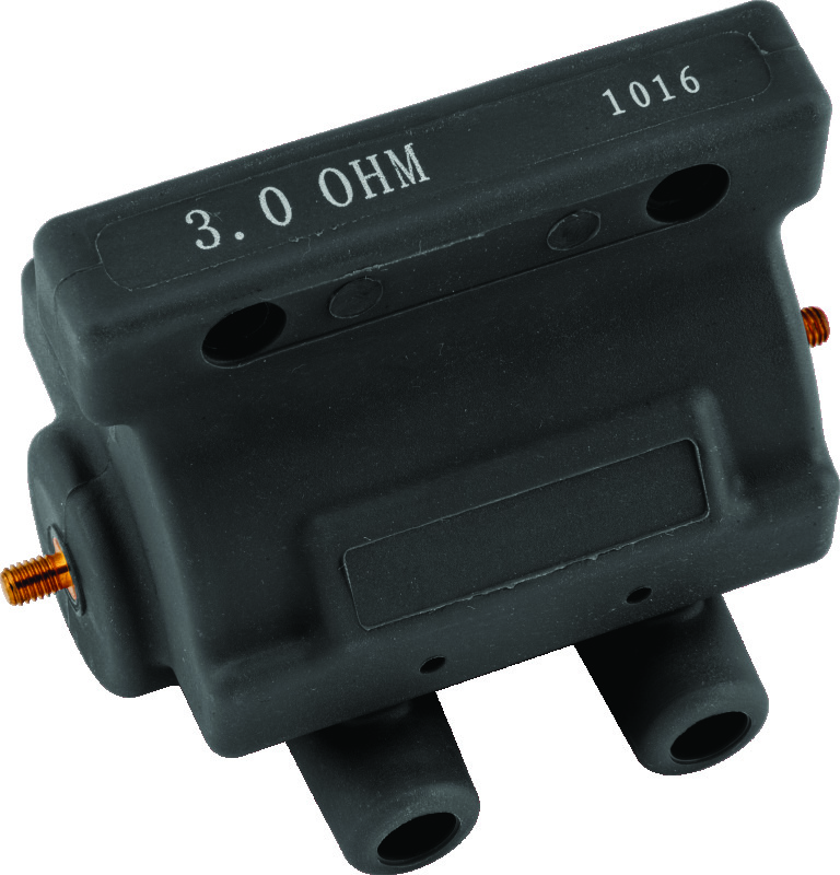TwinPower Ignition Coil Black 3 Ohm For 85-03 Big Twin and XL - Original ignition coil for 85-03 Big Twin and XL - Click Image to Close