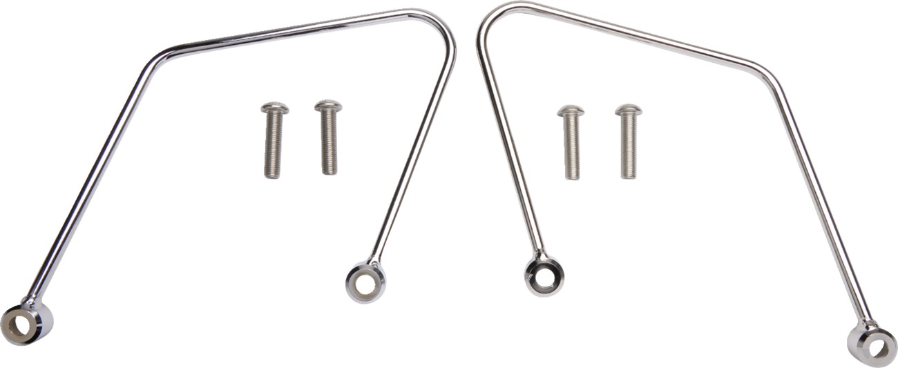 Cobra Chrome Saddlebag Supports Fits Honda Spirit 750 C2 - Click Image to Close