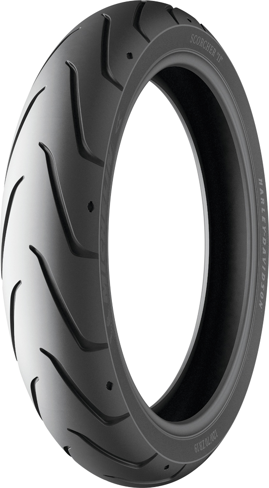 100/80-17 52H Scorcher 11 Front Motorcycle Tire - Click Image to Close