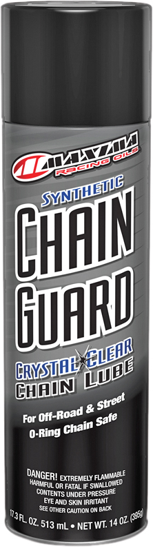 Maxima Crystal Clear Chain Lube 14 oz - Synthetic chain lube, 14 oz aerosol - Click Image to Close