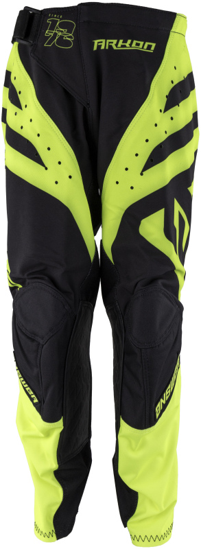 Answer 25 Arkon Nitrus Pants Black/Hyper Acid Youth 28 - Youth motocross pants in size 28 - Click Image to Close