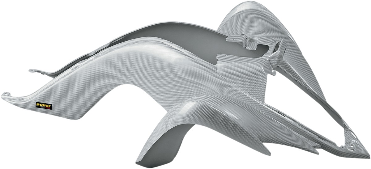 Maier ATV Front Fender White Carbon Fiber Fits Yamaha 700 Raptor - Click Image to Close