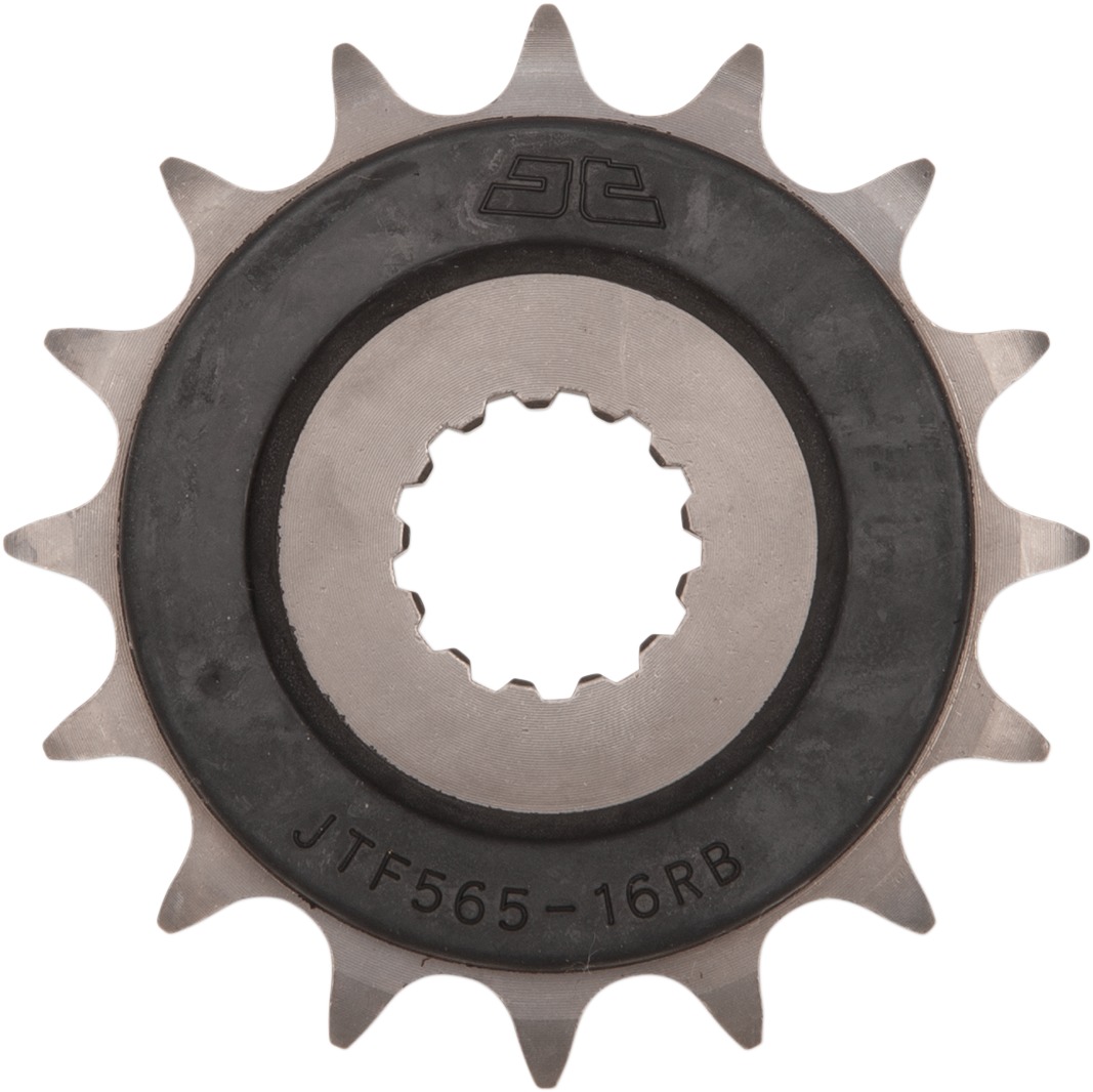 Front Steel Countershaft Sprocket w/ Rubber Damper - 16 Tooth 520 - Click Image to Close