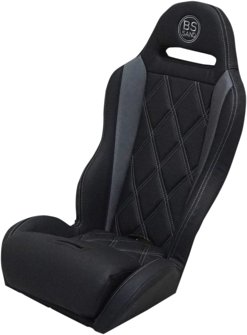 Performance Diamond Solo Seat Black/Gray - For Kawasaki KRX1000 & KRX4 - Click Image to Close