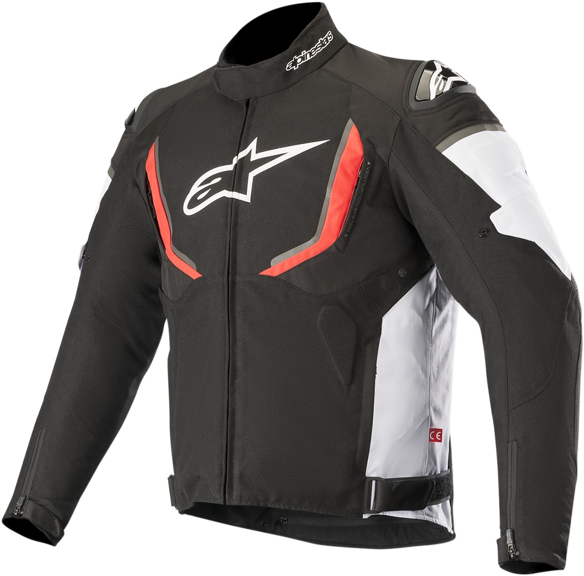 T-GPR V2 Street Riding Jacket Black/Red/White US Large - Click Image to Close