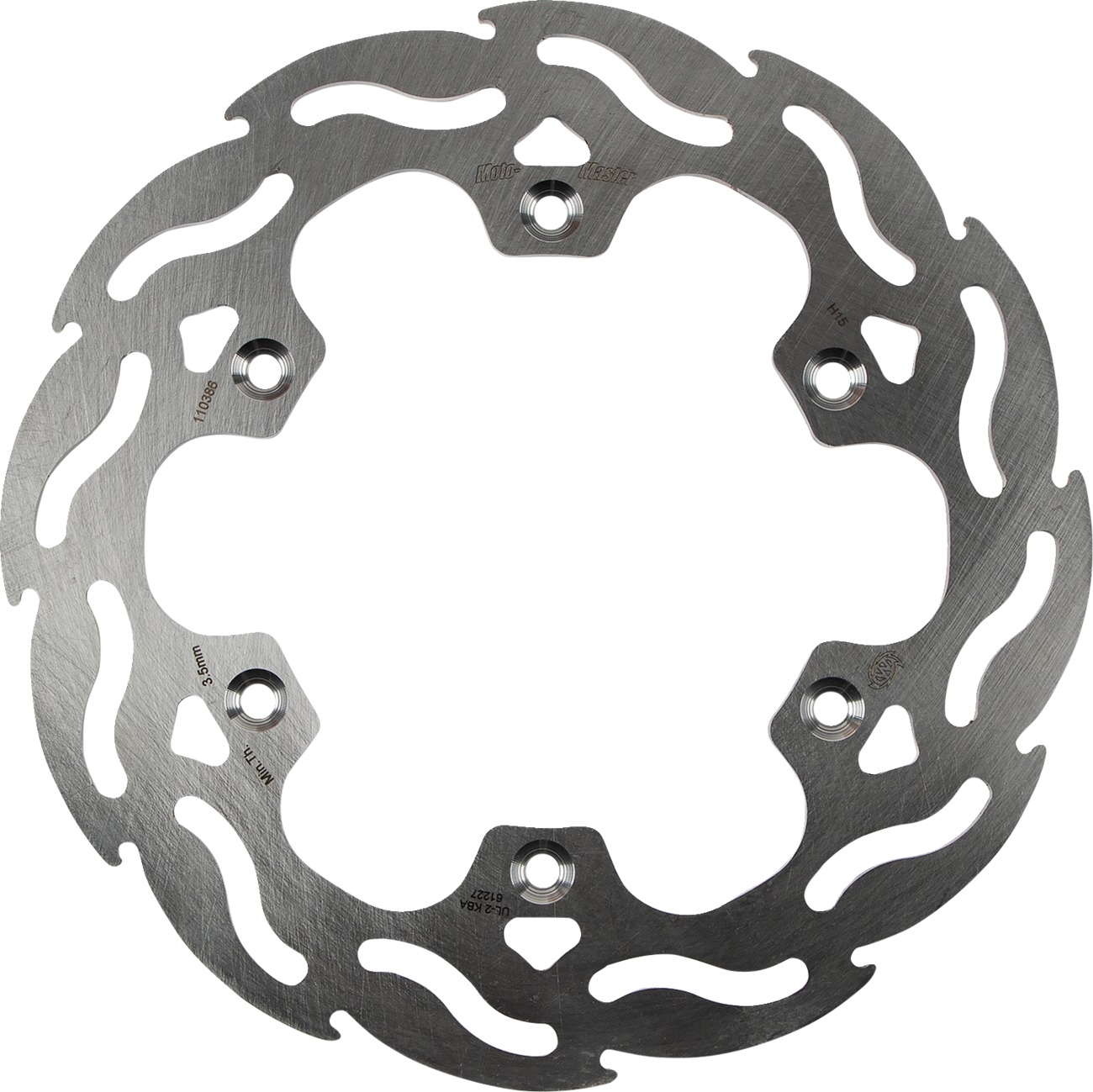 Moto-Master Flame Rear Brake Rotor Yamaha/TM Select Models - Rear brake rotor For Yamaha, TM select models - Click Image to Close