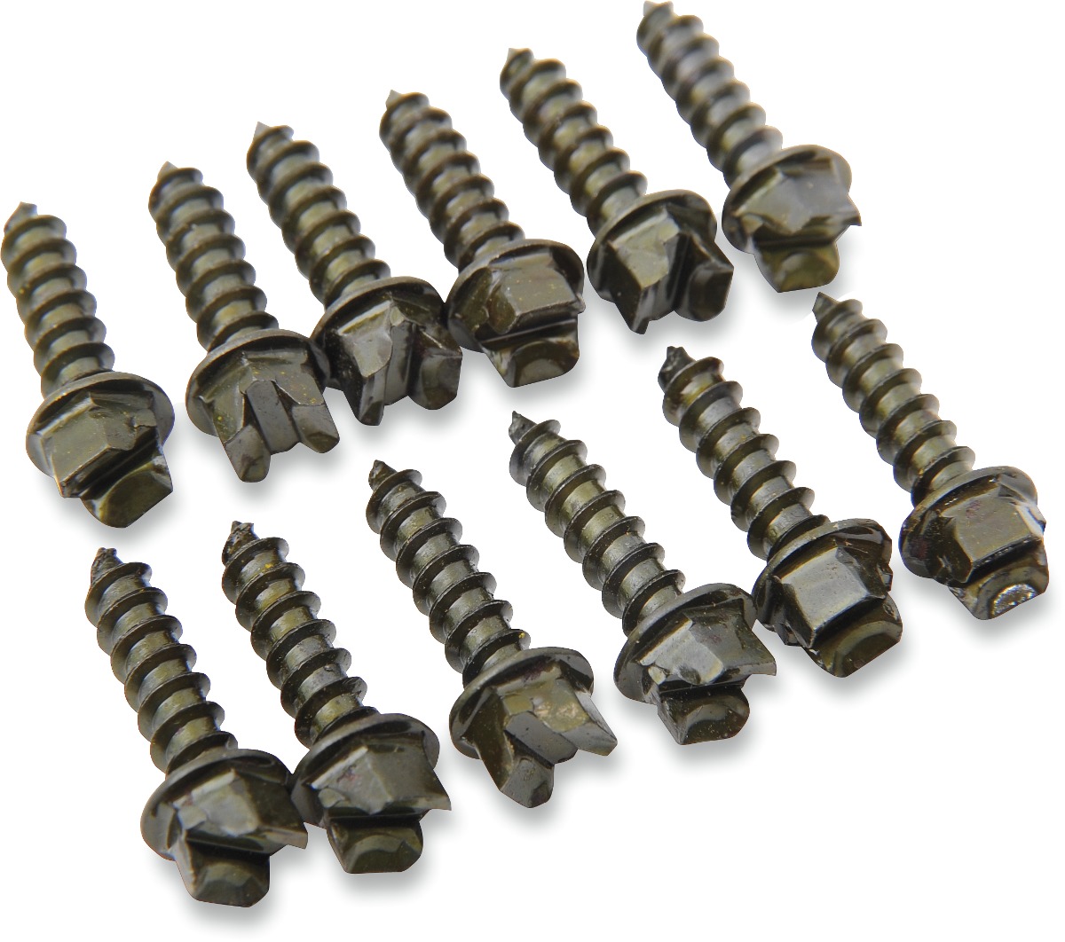 1" PRO Gold Screws, Fine - 1000 Pack - Motorcycle & ATV Ice Racing Studs - Click Image to Close