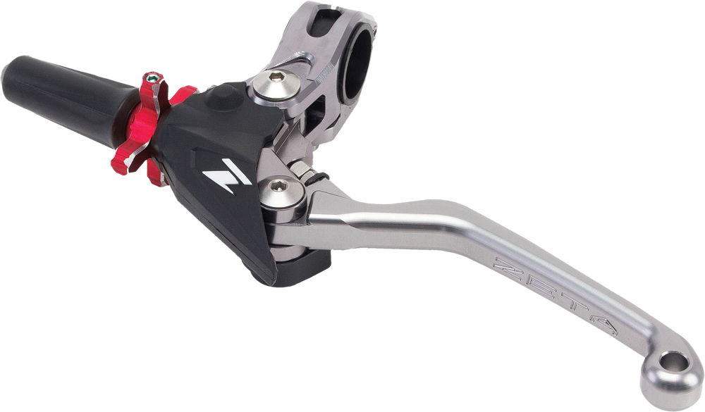 Pivot Clutch Perch w/ 4 Finger CP CNC Lever & Red Adjuster - Click Image to Close