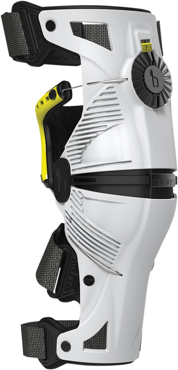 Mobius X8 Knee Brace White/Yellow XL Adult - Click Image to Close