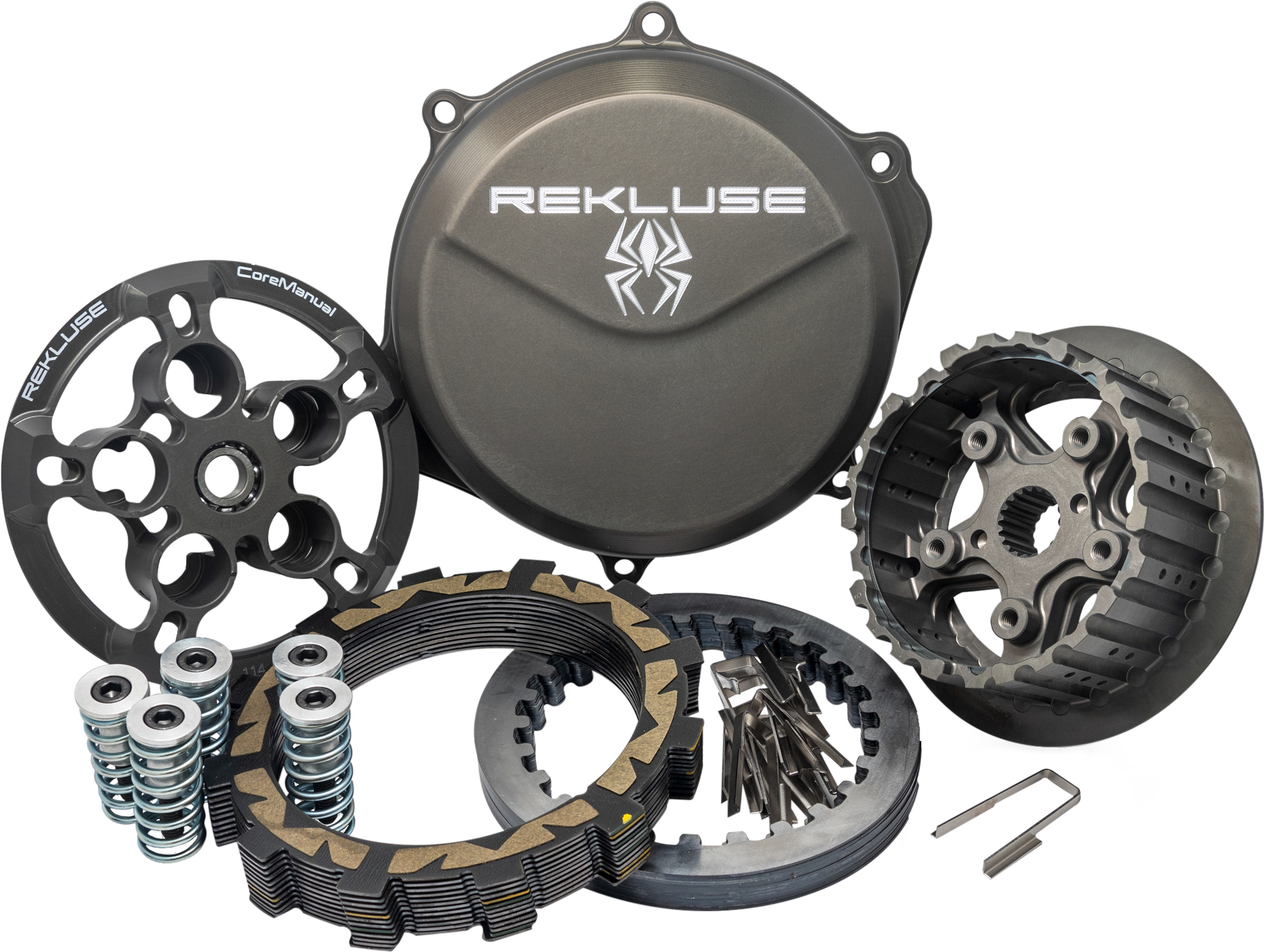 Core Manual Torq-Drive Clutch Kit - For 92-01 Honda CR250R & CR500R - Click Image to Close