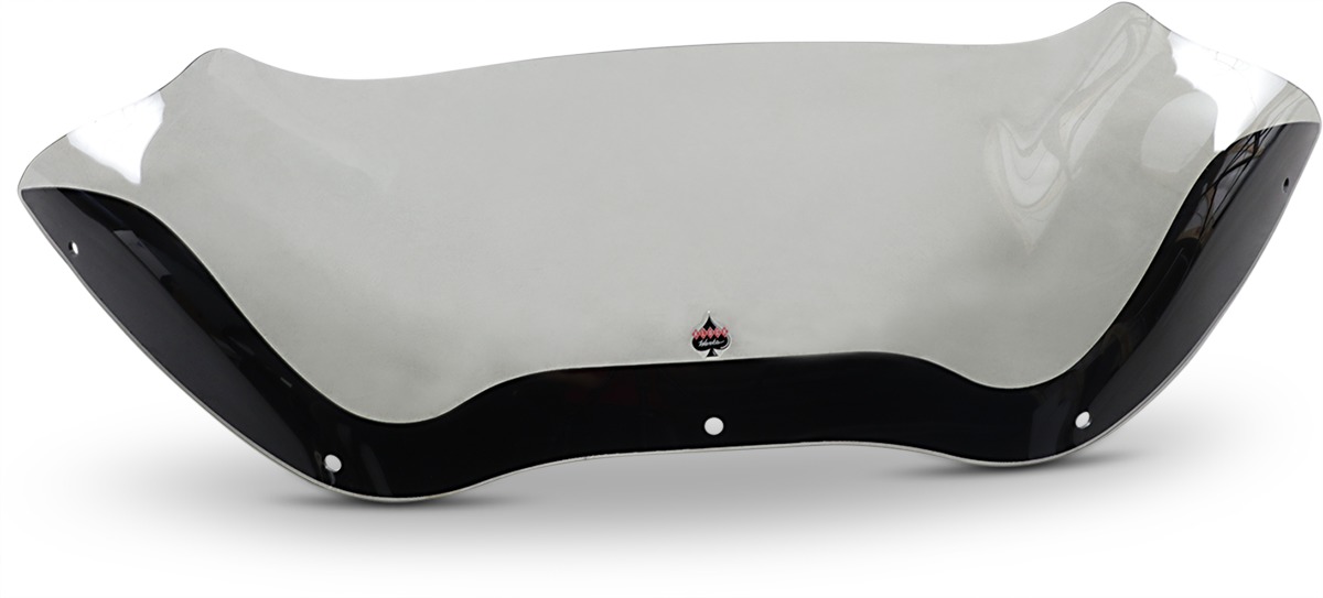 Flare Detachable Flared Windshield 8" Tinted - For 98-13 HD FLTR - Click Image to Close