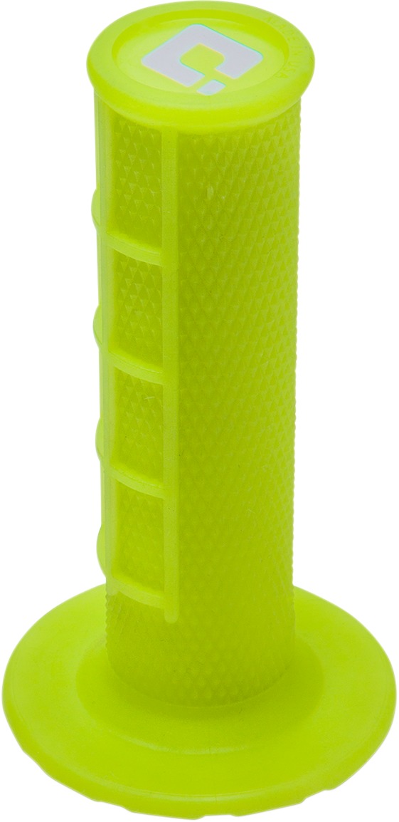 MX V2 Lock On MX Grips System - Half Waffle, Fluorescent Yellow - Click Image to Close