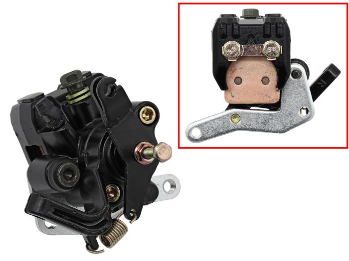 Bronco Rear Brake Caliper with Pads AT-05A15 - Rear brake caliper with pads included - Click Image to Close