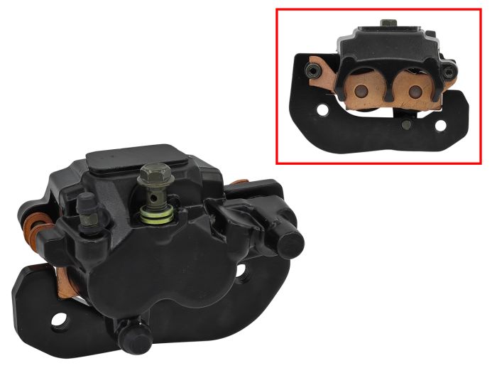 Bronco Rear Left Brake Caliper with Pads - Rear left brake caliper with pads included - Click Image to Close