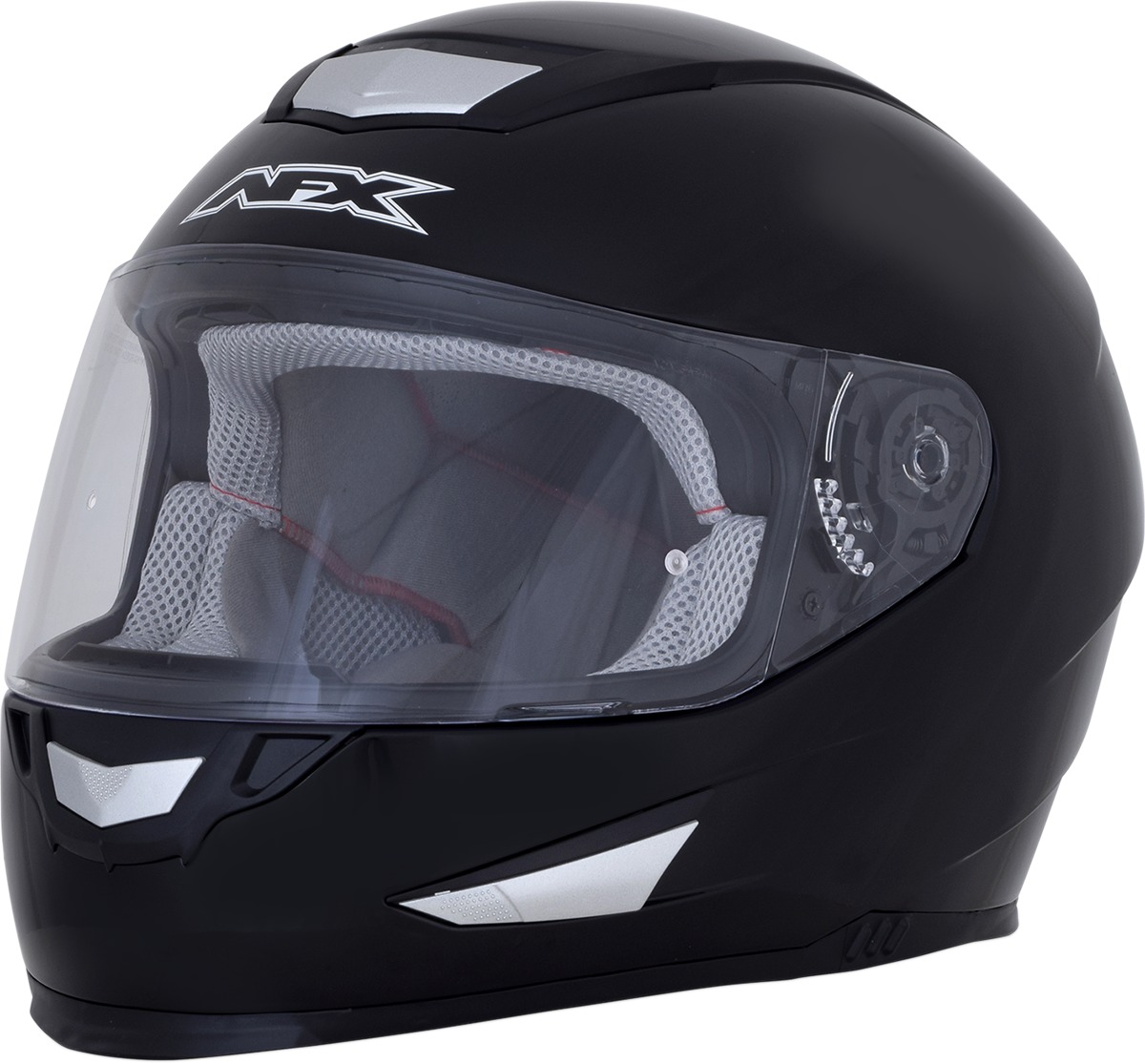 FX-99 Full Face Street Helmet Gloss Black X-Small - Click Image to Close