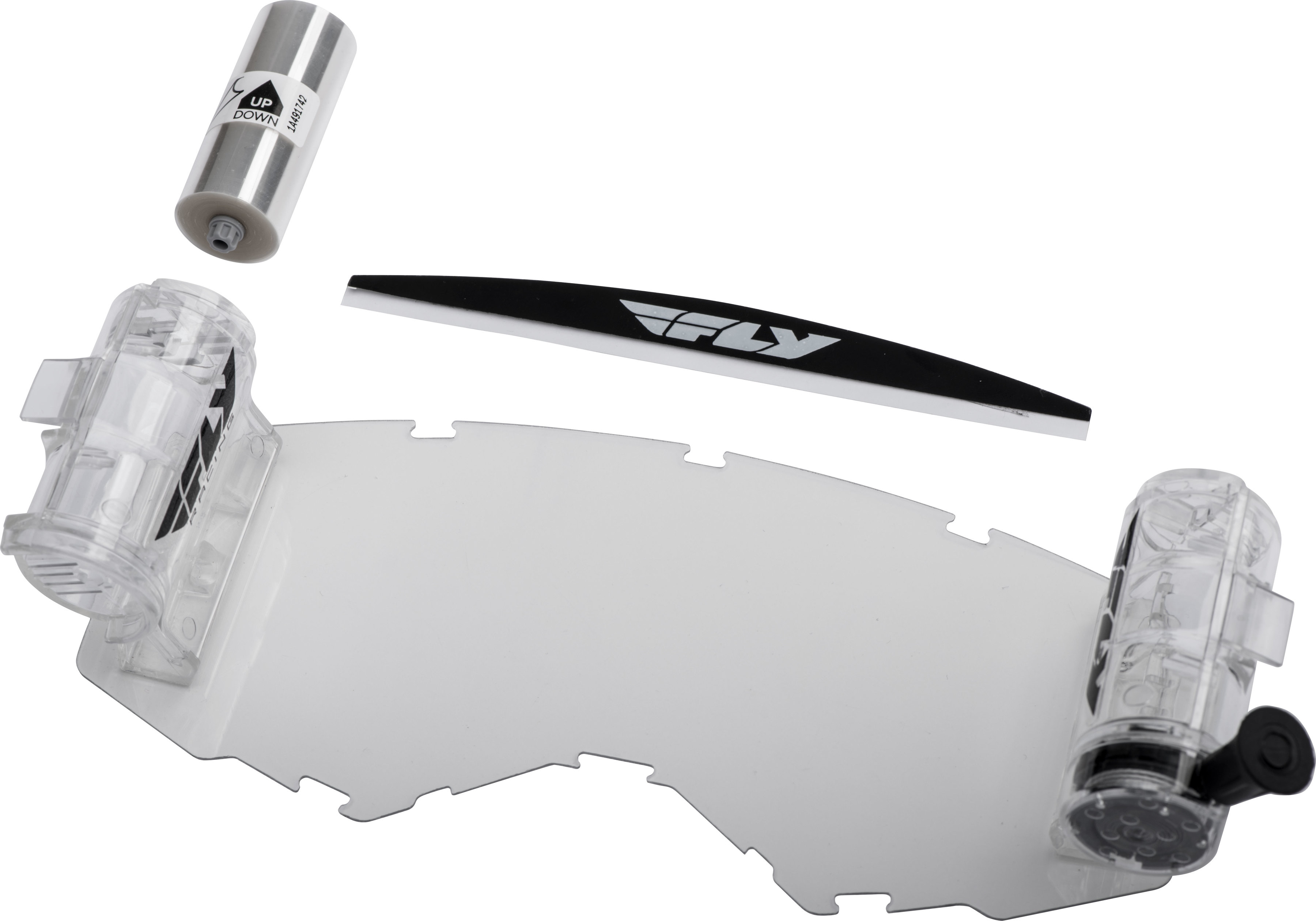 Clear Lens w/ Roll-Off System For Focus, Zone, & and Zone Pro Goggle - Click Image to Close