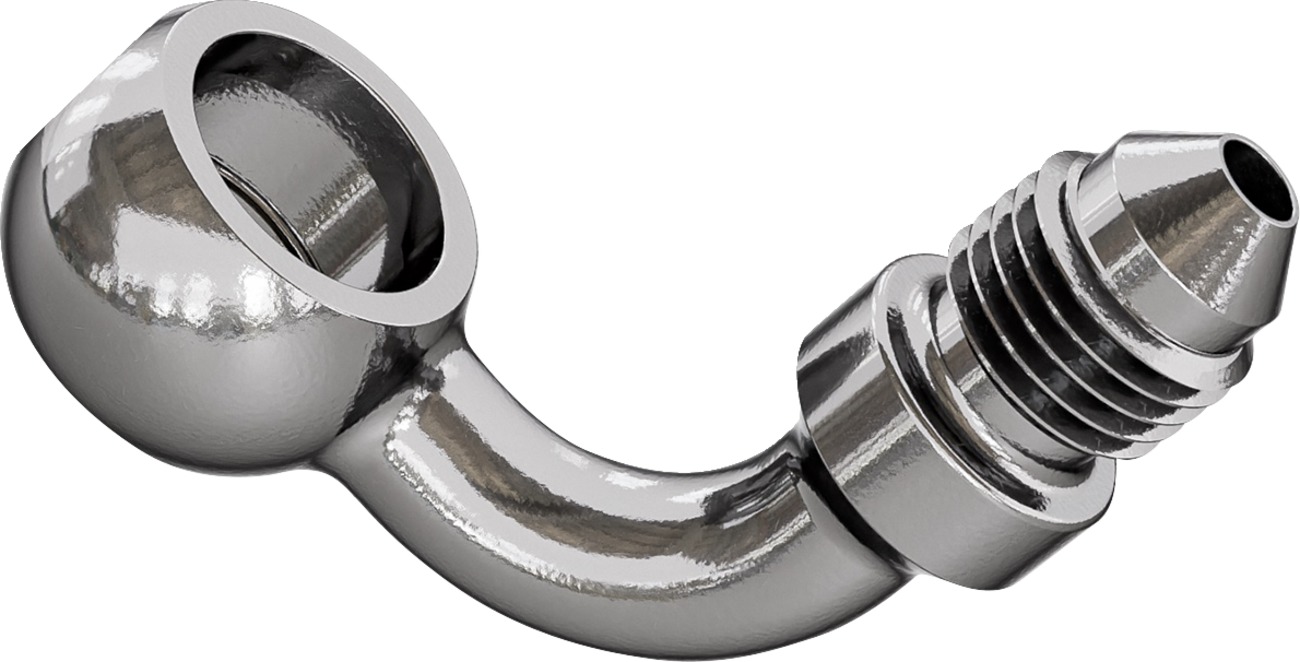 Goodridge Banjo Adapter Stainless Steel Silver - Adapter for Goodridge universal brake lines - Click Image to Close
