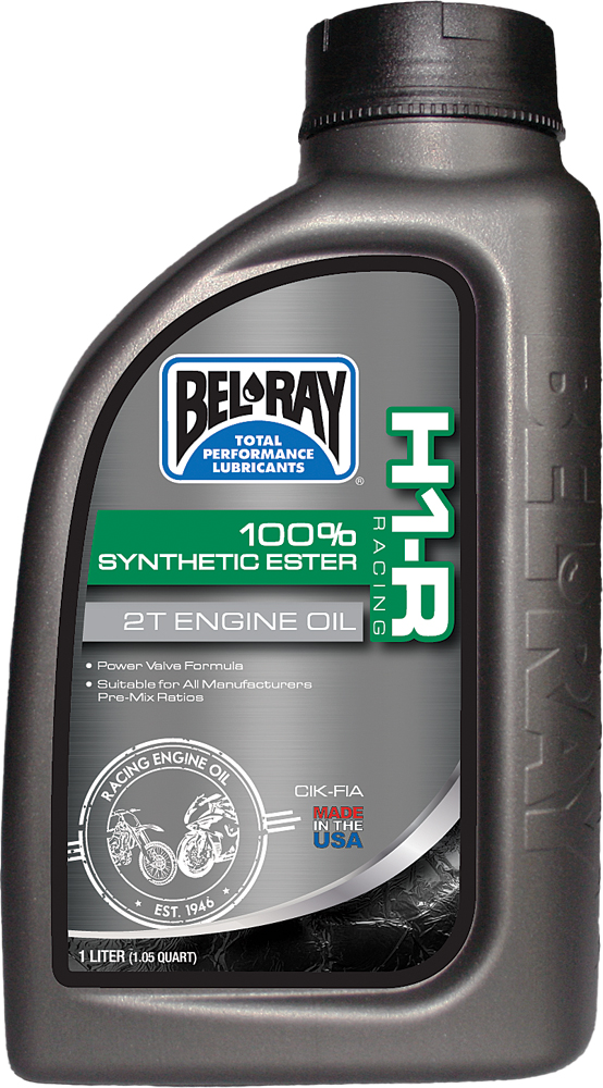 BEL-RAY H1-R RACING 100% SYNTHETIC - OIL H1-R SYN 2T - Click Image to Close