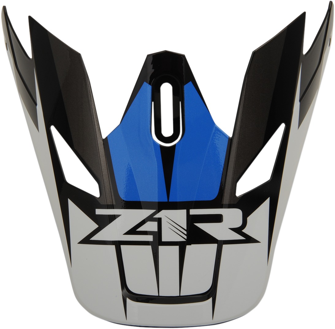 Z1R Rise Helmet Visor Ascend Blue Adult One Size - Replacement visor for Z1R Rise helmets Ascend graphic - Click Image to Close