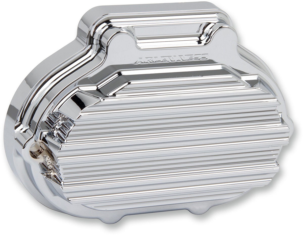 Arlen Ness 10-Gauge Transmission Side Cover Chrome - Click Image to Close