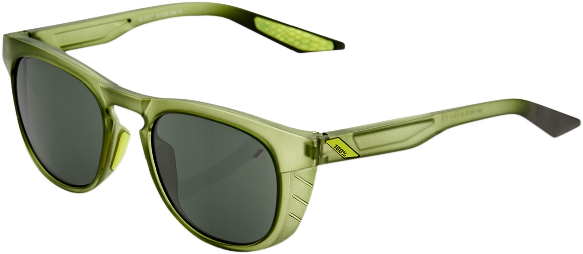 Slent Sunglasses Olive Green w/ Green/Gray Lens - Click Image to Close
