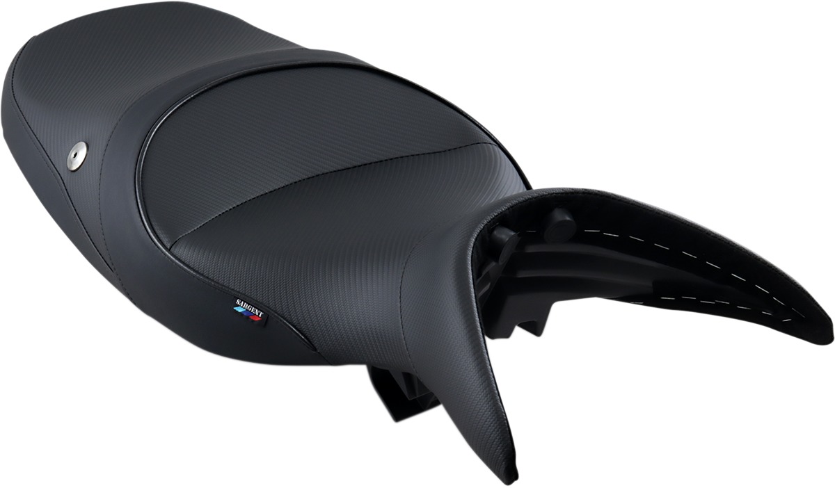 World Sport Performance Plain CarbonFX Vinyl 2-Up Seat - BMW R1100S - Click Image to Close