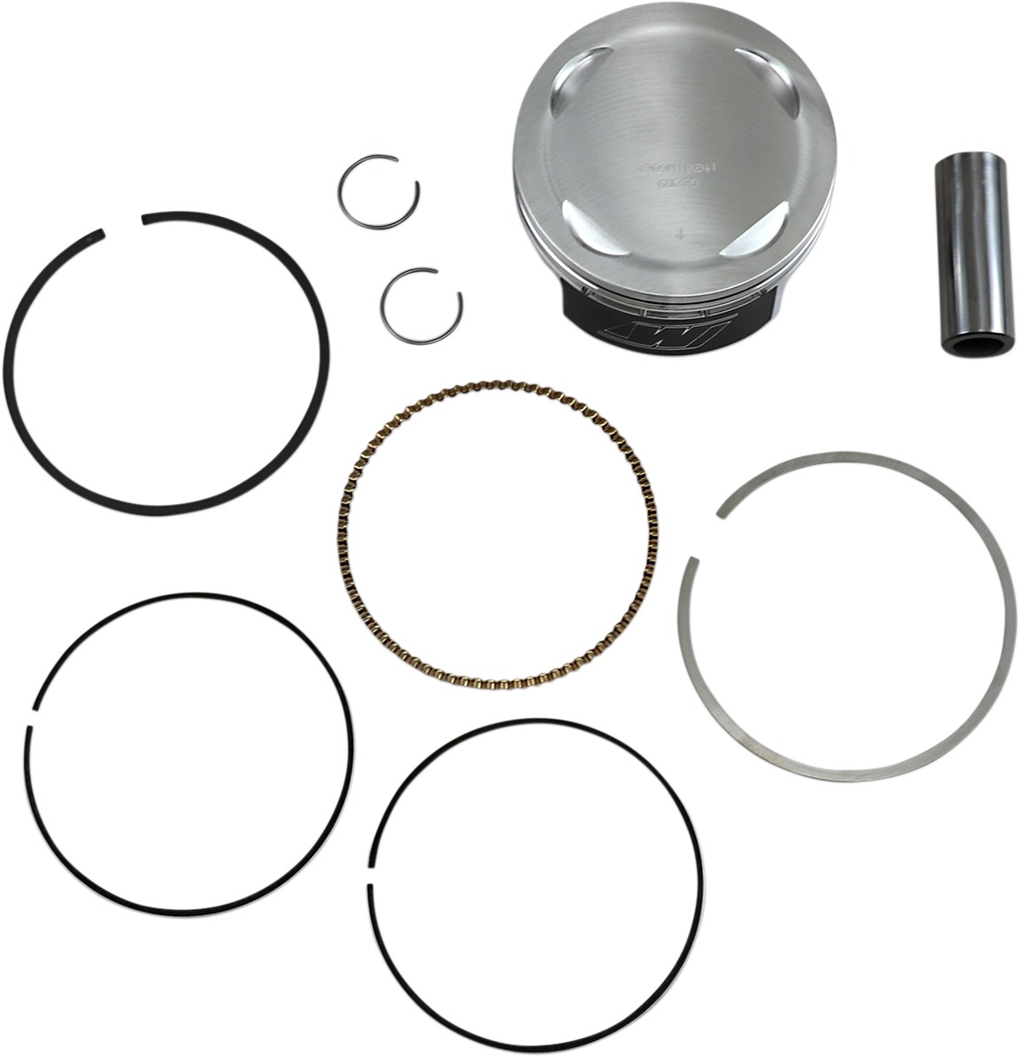 Piston Kit 10.5:1 Compression - 102.41mm Bore (+2.41mm) - For 93-20 Honda XR650L - Click Image to Close