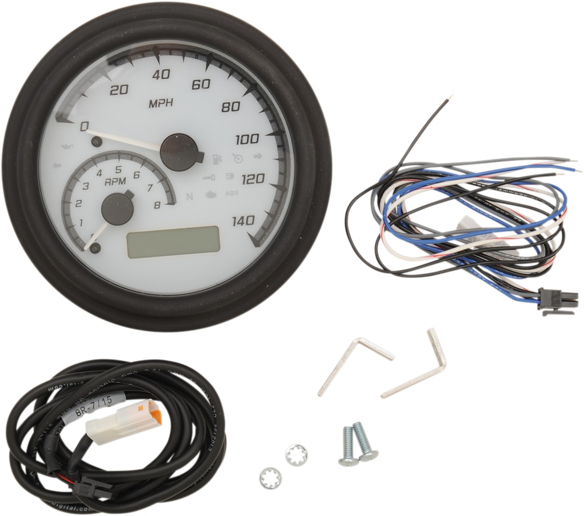 Dakota Digital MVX-2002 Series Gauge White/Grey/Black For 11-23 HD - Click Image to Close