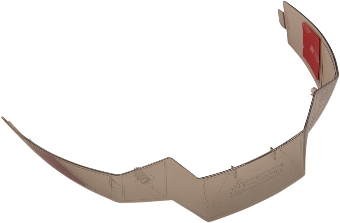 ICON Airflite Helmet Rear Spoiler Silver One Size - Replacement rear spoiler for ICON Airflite helmets - Click Image to Close