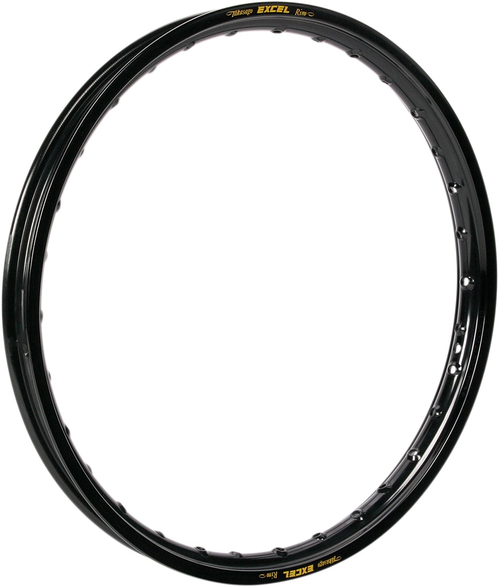 Excel Takasago Rim 19x1.40 32H Black For Suzuki RM80/85L Yamaha YZ80 YZ85 - Click Image to Close