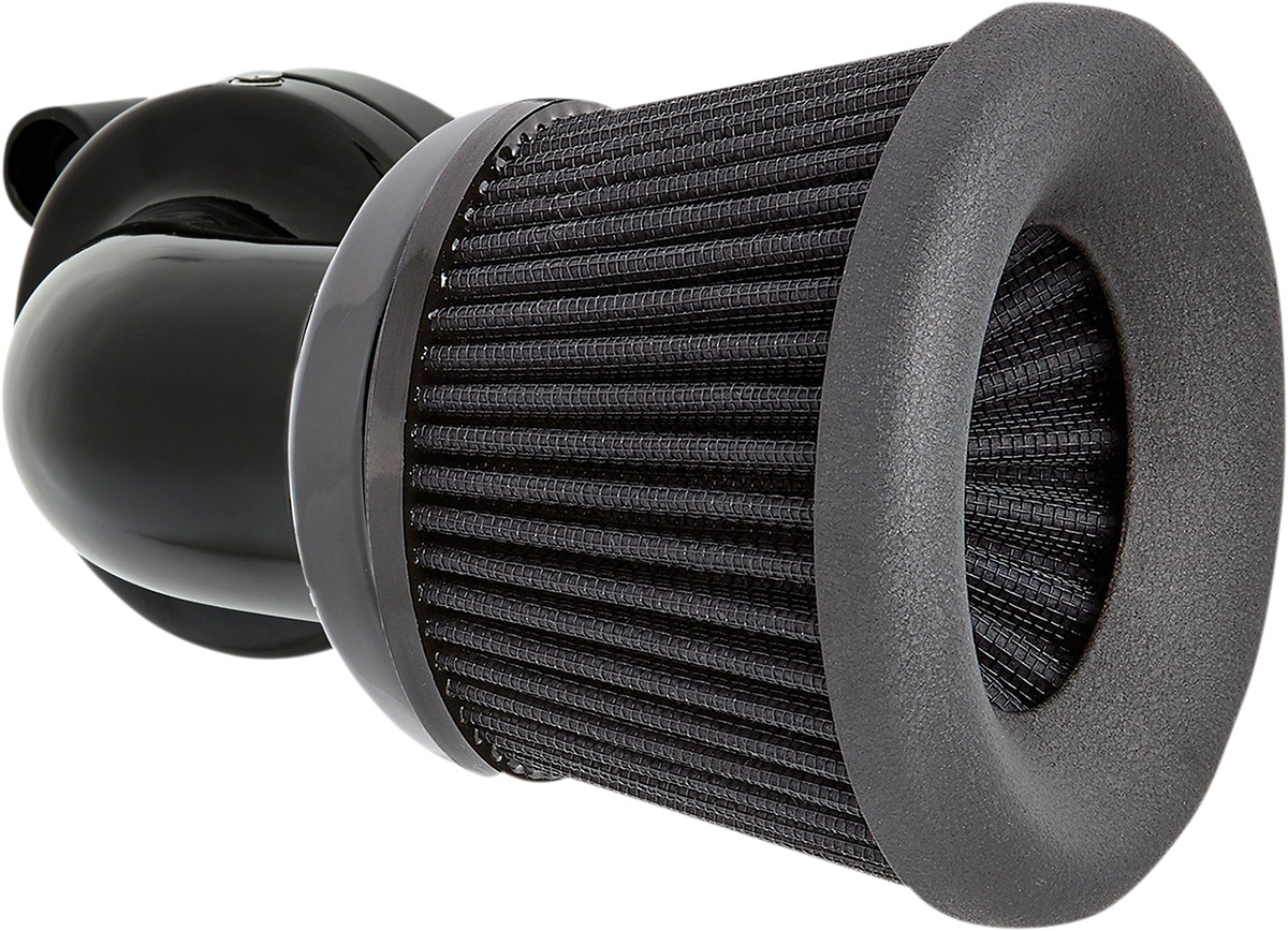 Arlen Ness Velocity 90 Deg. Air Cleaner Kit Black - Click Image to Close