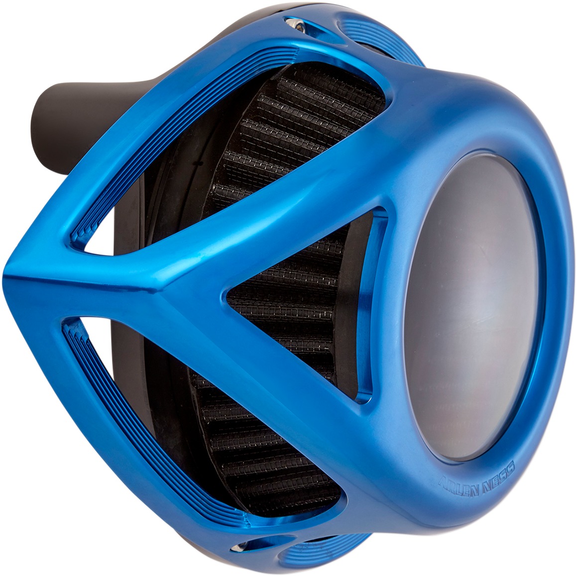 Arlen Ness Clear Tear Sucker Air Cleaner Kit - Blue - Click Image to Close