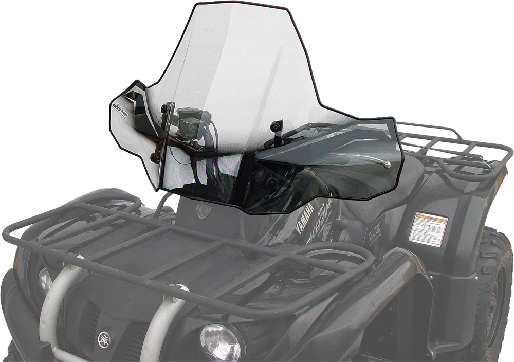 Cobra ProTEK Quick Release ATV Windshield w/ Headlight Cut-Out - 20" Clear - Click Image to Close