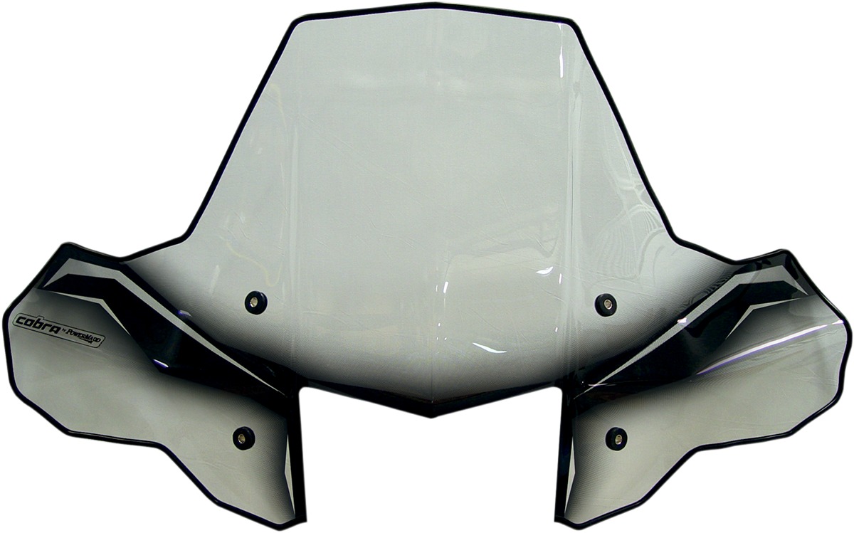 Cobra ProTEK Quick Release ATV Windshield w/ Headlight Cut-Out - 20" Clear - Click Image to Close