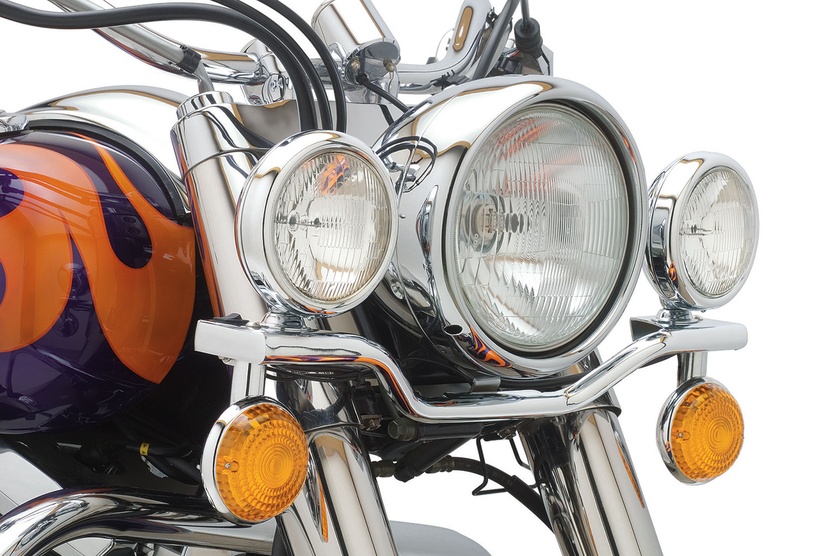 Steel Lightbar - 98-03 Honda VT750CD ACE Deluxe - Click Image to Close