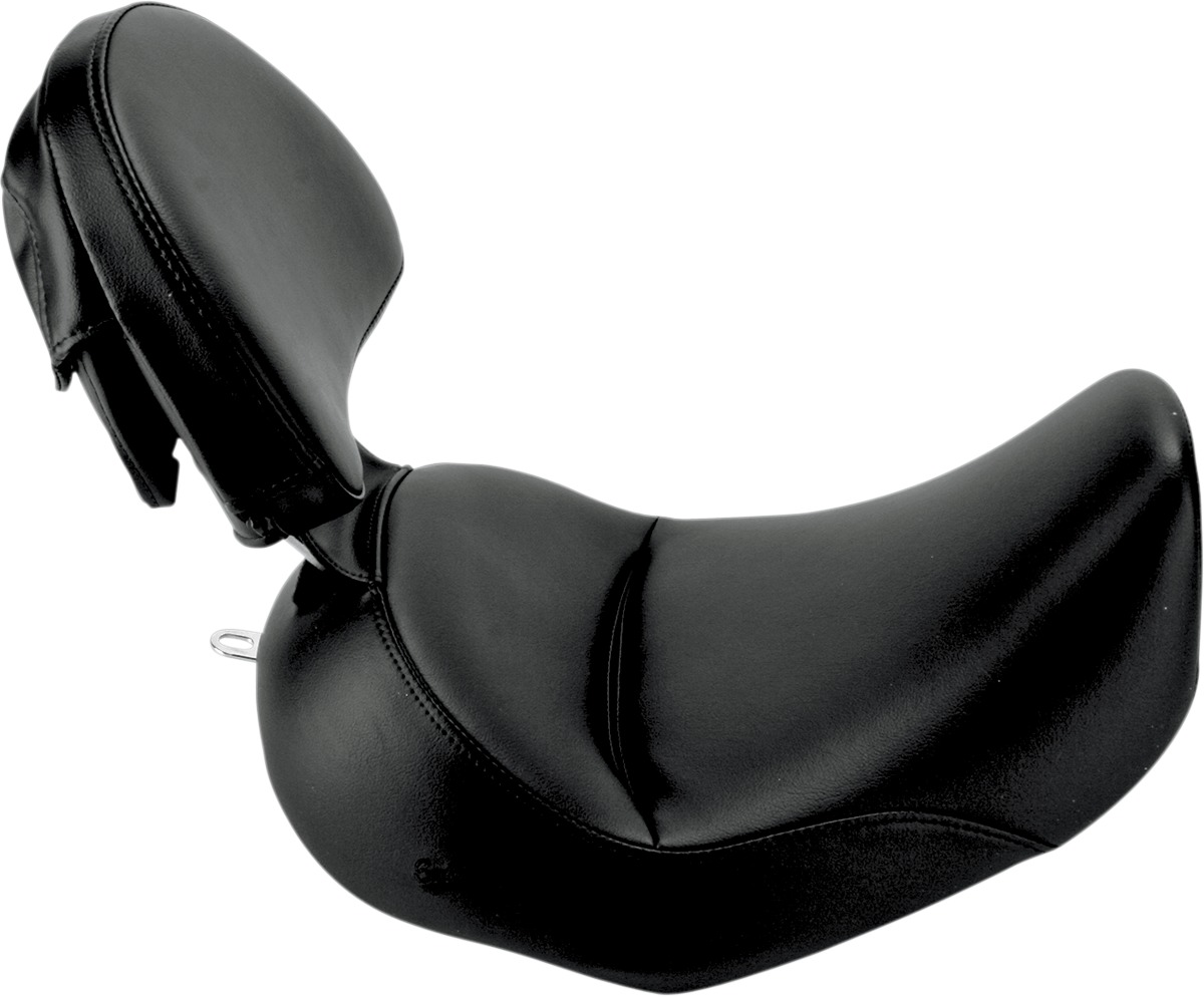 Saddlemen Heels Down Solo Seat Black For Harley FLSTN FLSTC - Solo seat for Harley FLSTN and FLSTC Softail models - Click Image to Close