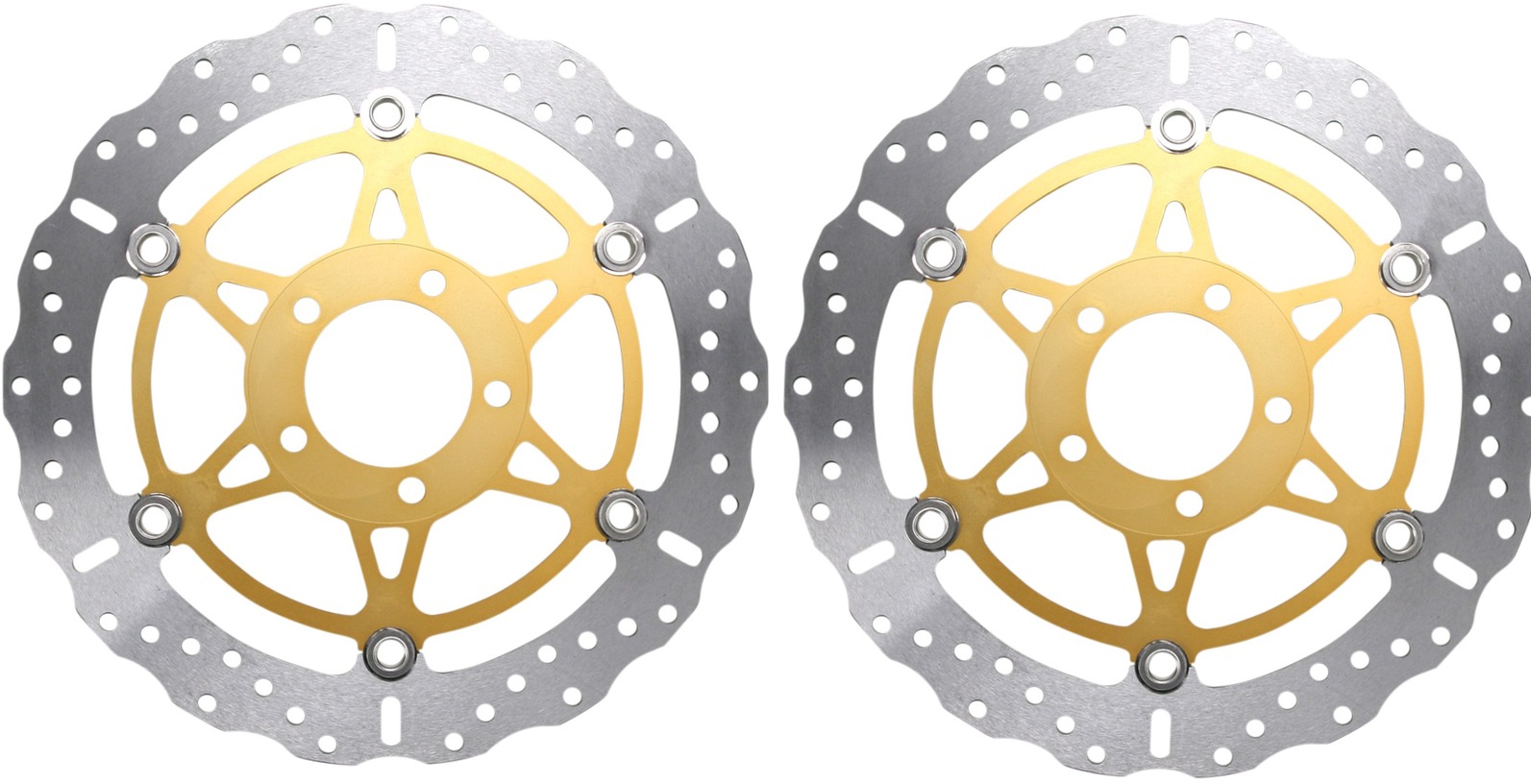 Floating Contour Brake Rotor Front Set - Click Image to Close