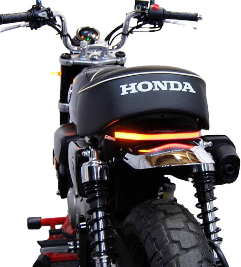 New Rage Cycles Tail Light Black Fits 2018-2024 Honda Monkey - Click Image to Close